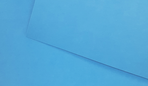 Blue Plain Card 290gsm