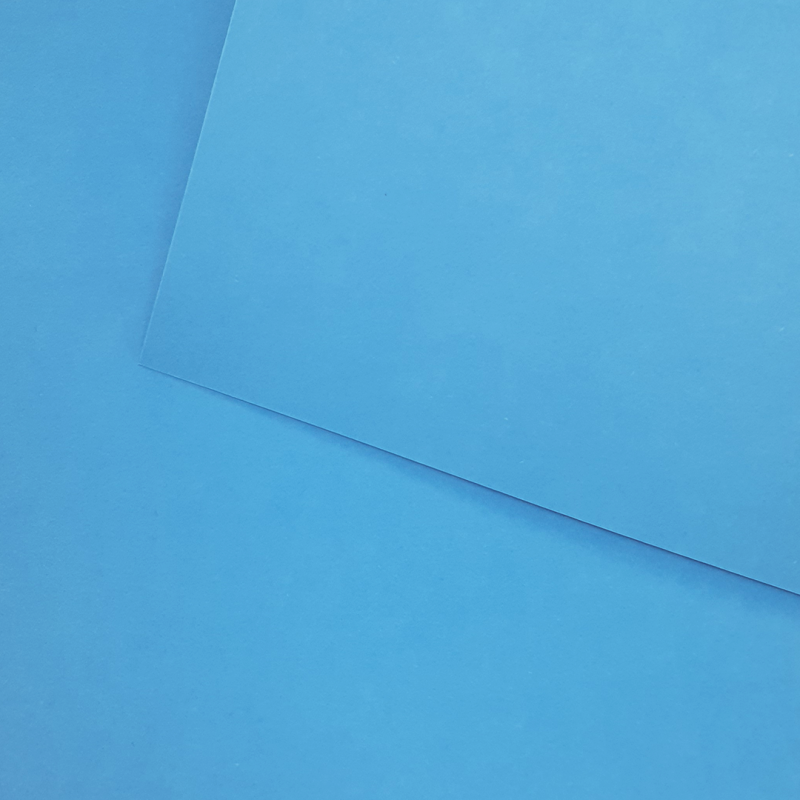 Blue Plain Card 290