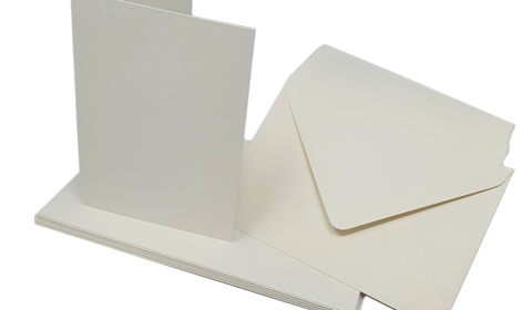 Gesso Materica Double Sided 250gsm Card Blanks and Envelopes