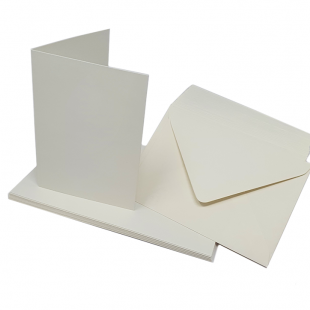 Gesso Materica Double Sided 250gsm Card Blanks and Envelopes