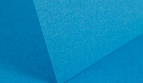 Ocean Blue Plain Card 240gsm