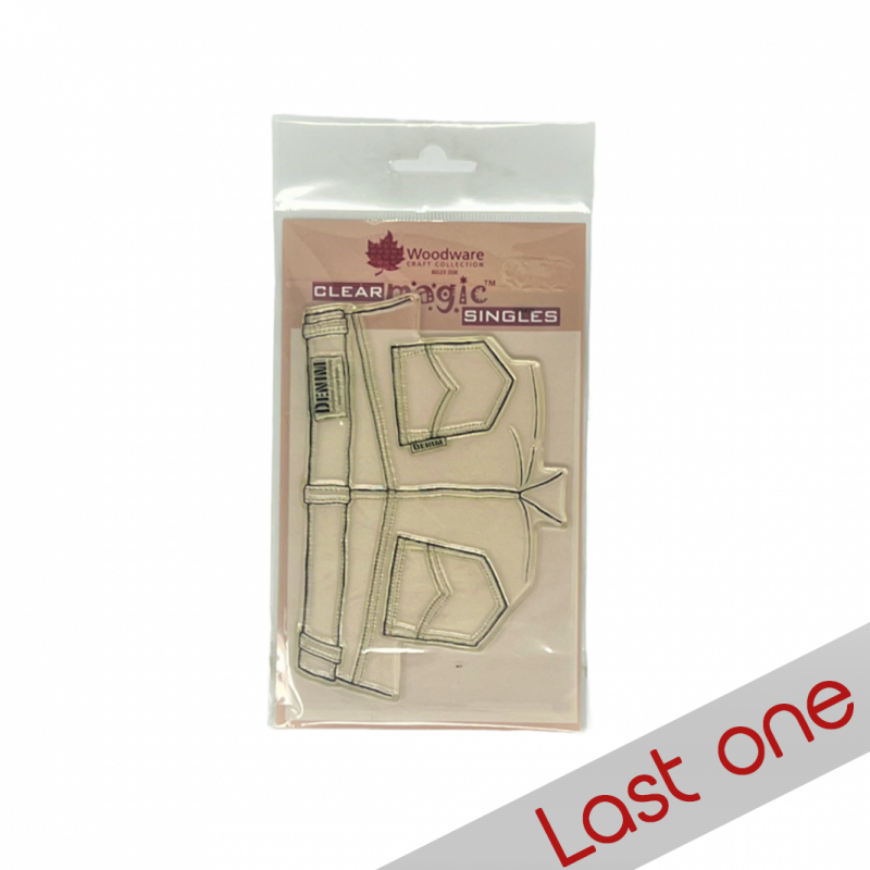 Denim Jeans Clear Single Stamp