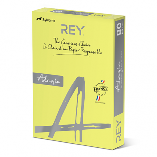 A4 (210x297mm) Rey Adagio Banana Yellow 80gsm | 500 Sheets