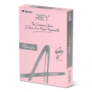 A4 (210x297mm) Rey Adagio Pink 80gsm | 500 Sheets