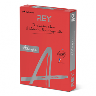 A4 (210x297mm) Rey Adagio Red 80gsm | 500 Sheets