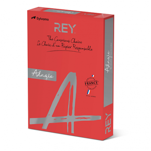 A4 (210x297mm) Rey Adagio Red 160gsm | 250 Sheets