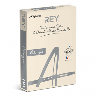 A3 (420x297mm) Rey Adagio Ivory 80gsm | 500 Sheets