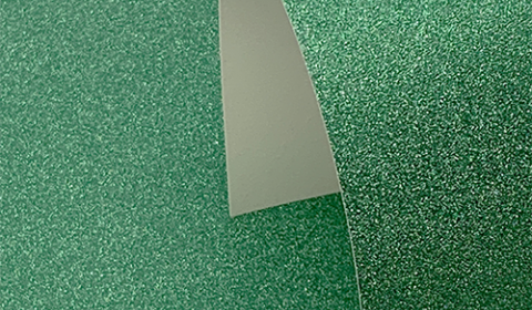 Pine Green Non-Shedding Glitter Card 285gsm