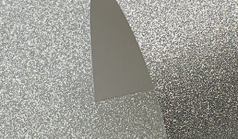 Silver Non-Shedding Glitter Card 285gsm