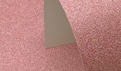 Flamingo Pink Non-Shedding Glitter Card 285gsm