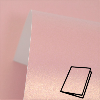 Petal Pink Card Blank Symbol Dbl