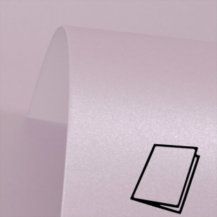 Powder Purple Pure Pearl Card Blanks Double Sided 300gsm