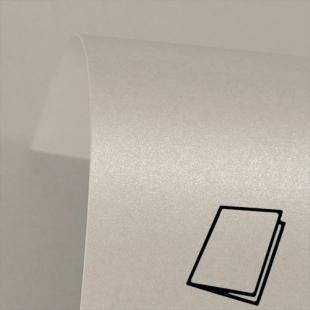 Mercury Silver Pure Pearl Card Blanks Double Sided 300gsm