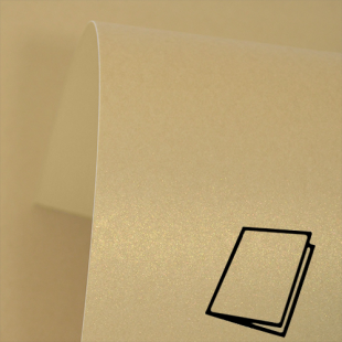 Harvest Gold Pure Pearl Card Blanks Double Sided 300gsm