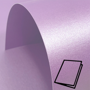 Periwinkle Purple Pure Pearl Card Blanks Double Sided 300gsm