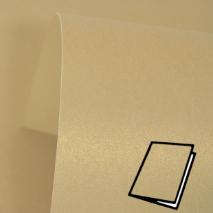 Harvest Gold Pure Pearl Card Blanks One Sided 300gsm