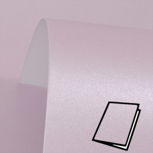 Powder Purple Pure Pearl Card Blanks One Sided 300gsm