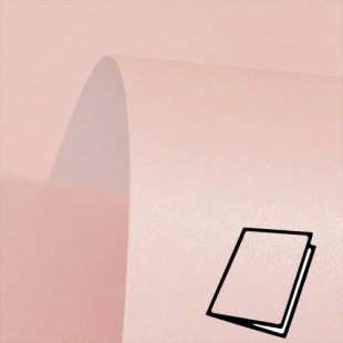 Petal Pink Pure Pearl Card Blanks One Sided 300gsm