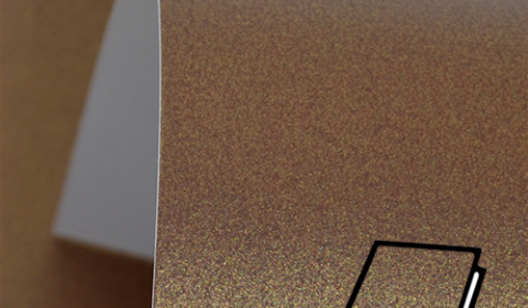 Chocolate Brown Pure Pearl Card Blanks One Sided 300gsm