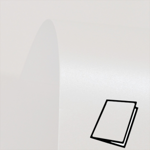 Quartz White Pure Pearl Card Blanks One Sided 300gsm