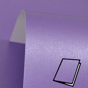 Lavender Purple Pure Pearl Card Blanks One Sided 300gsm