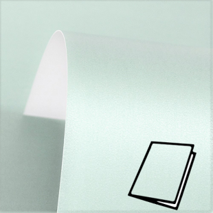 Powder Green Pure Pearl Card Blanks One Sided 300gsm