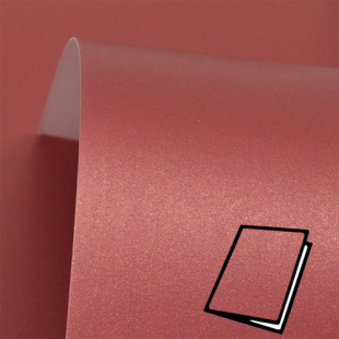 Royal Red Pure Pearl Card Blanks One Sided 300gsm