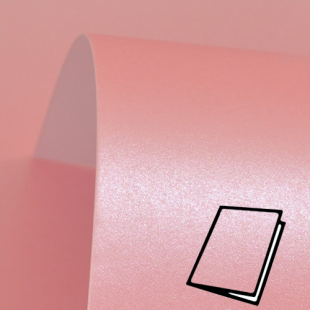 Persian Pink Pure Pearl Card Blanks One Sided 300gsm