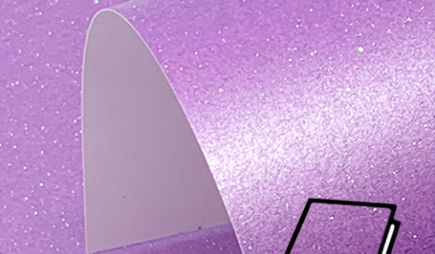 Periwinkle Purple Pure Sparkle Card Blanks One Sided 300gsm