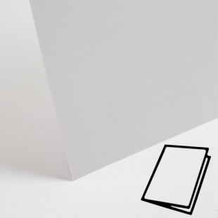 White Super Smooth Card Blanks Double Sided 250gsm