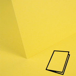 Daffodil Yellow Card Blanks Double Sided 290gsm