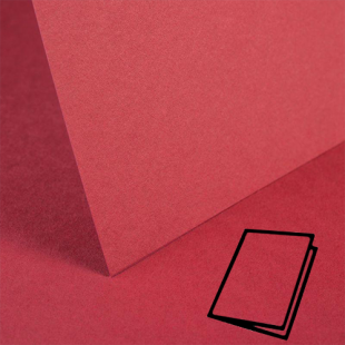 Ruby Red Double Sided Card Blanks 240gsm