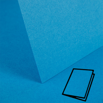 Ocean Blue Card Blank Symbol
