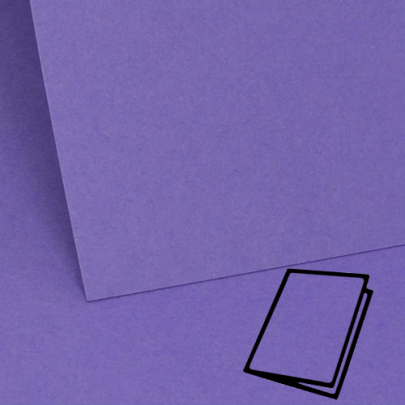 Violet Card Blank Symbol