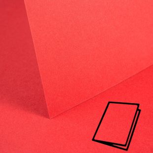 Post Box Red Card Blanks Double Sided 240gsm