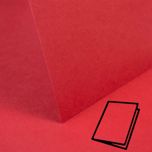 Christmas Red Card Blanks Double Sided 240gsm