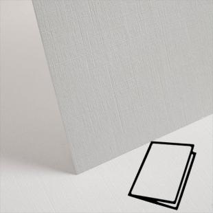 White Linen Card Blanks 255gsm