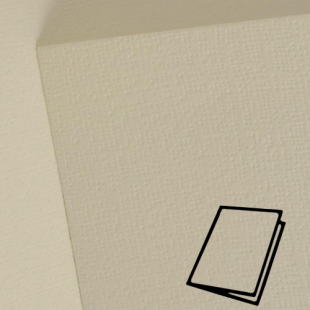 Ivory Hemp Card Blank Symbol