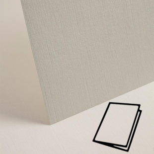 Ivory Linen Card Blank Symbol