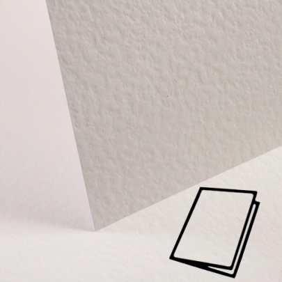 White Hammered Card Blank Symbol