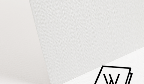 250 Wholesale Extra White Linen Card Blanks 300gsm