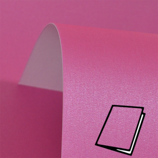 Fuchsia Pink Pure Pearl Card Blanks Single Sided 300gsm