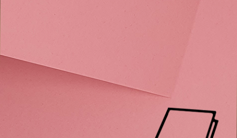 Pink Card Blanks Double Sided 290gsm