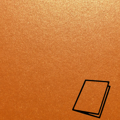 Orange Glow Card Blank Symbol