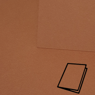 Terracotta Brown Materica Card Blanks Double Sided 250gsm