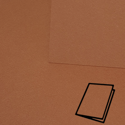 Terracotta Brown Card Blank Symbol