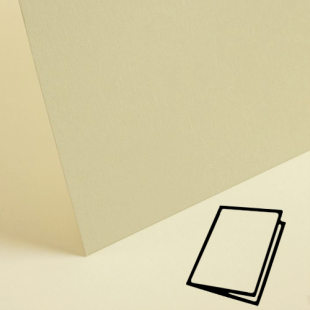 Ivory Rough Card Blank Symbol