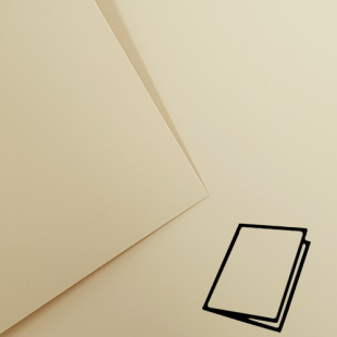 Cream Vellum Card Blanks Double sided 290gsm