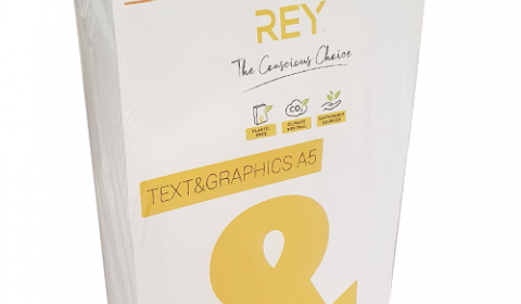 A5 (210x148mm) Rey Text & Graphics 80gsm | 500 Sheets
