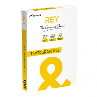 A4 (210x297mm) Rey Text & Graphics 160gsm | 250 Sheets
